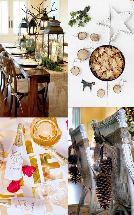 Decoración de la mesa en Navidad Inspiración para decorar la mesa esta Navidad