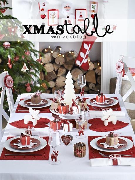 Decoración de la mesa en Navidad Inspiración para decorar la mesa esta Navidad