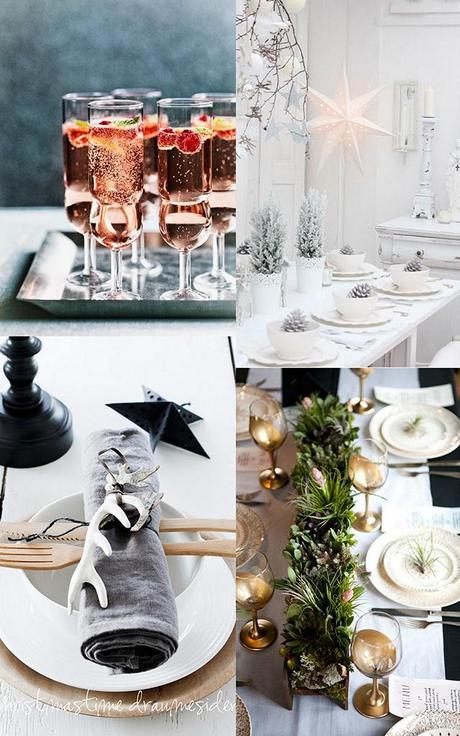 Decoración de la mesa en Navidad Inspiración para decorar la mesa esta Navidad