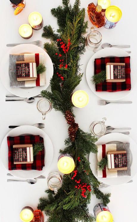 Decoración de la mesa en Navidad Inspiración para decorar la mesa esta Navidad