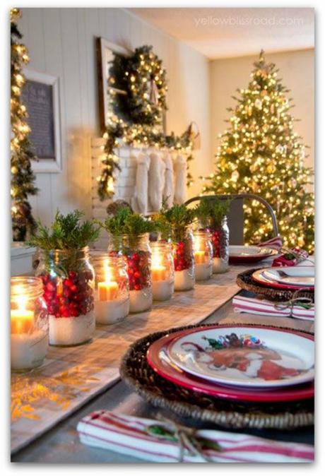 Ideas de decoración para las mesas en Navidad Ideas de decoración para las mesas en Navidad