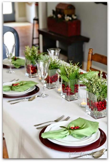 Ideas de decoración para las mesas en Navidad Ideas de decoración para las mesas en Navidad