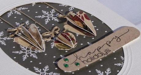 Tarjetas de Navidad - Bolas del árbol Tarjetas de Navidad - Bolas del árbol