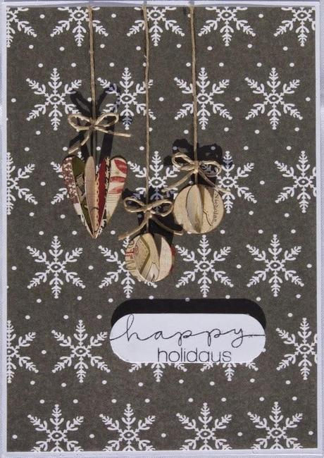 Tarjetas de Navidad - Bolas del árbol Tarjetas de Navidad - Bolas del árbol