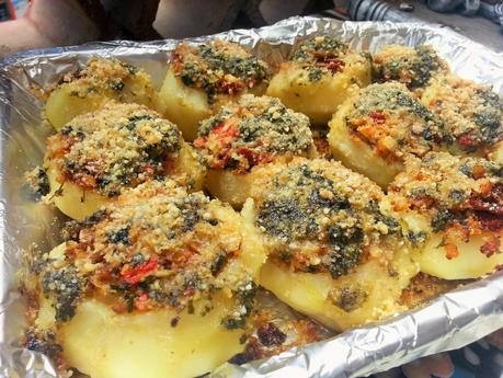 Patatas rellenas de carne de soja Patatas rellenas de carne de soja
