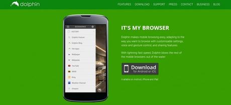 Dolphin Browser: la solución para Flash en Android L Dolphin Browser