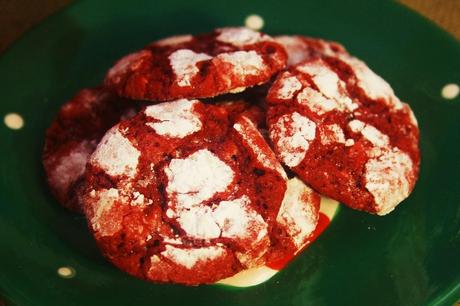 Red Velvet Crinkle Cookies Red Velvet Crinkle Cookies