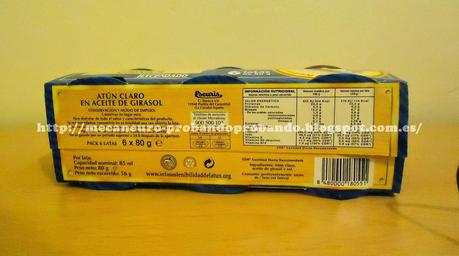 Atún claro en aceite de girasol Hacendado Atún claro en aceite de girasol Hacendado