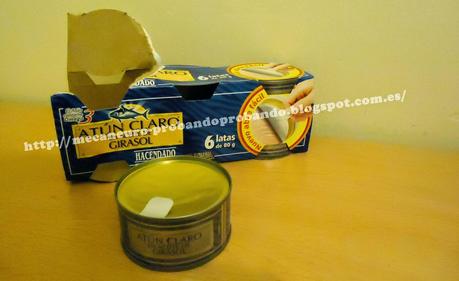 Atún claro en aceite de girasol Hacendado Atún claro en aceite de girasol Hacendado