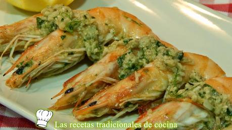 Receta de langostinos al brandy Langostinos al coñac