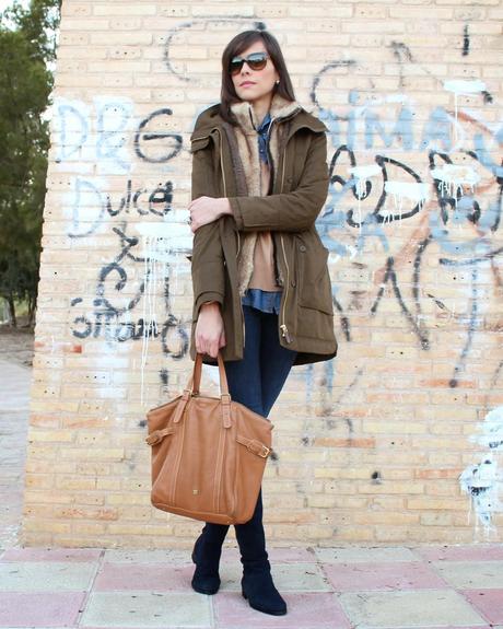 Parka militar + Botas mosqueteras