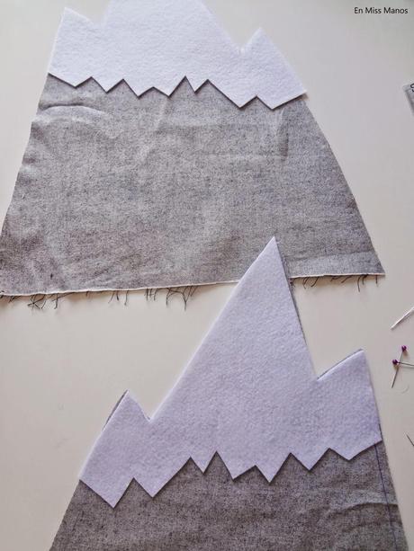 DIY Cojín montaña DIY Cojín montaña