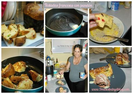 Tostadas francesas de paneton collage paneton 2