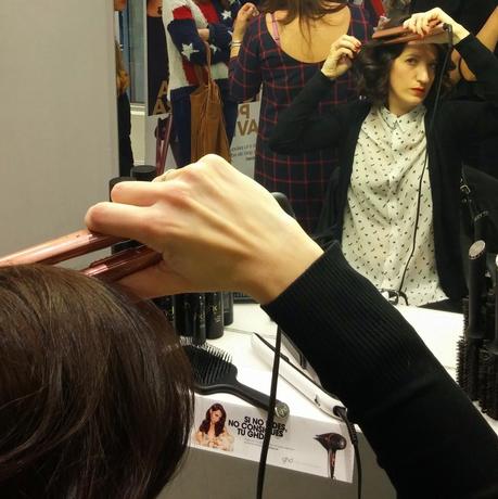 Master Class con ghd y la nueva ghd rose gold ghd, master class
