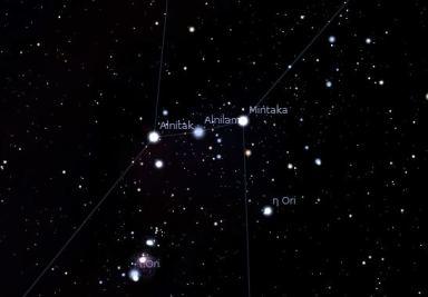 Orión: La gran constelación de Invierno cinturón de orión