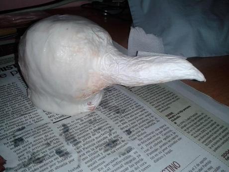 Títeres caseros con papel encolado Títeres caseros con papel encolado