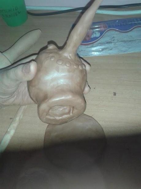 Títeres caseros con papel encolado Títeres caseros con papel encolado