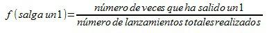 Probabilidad empezando desde cero. Capítulo 1: Comencemos… frecuencia_relativa_1