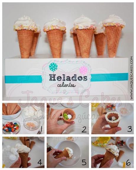 Ideas para fiestas infantiles: Helado Caliente