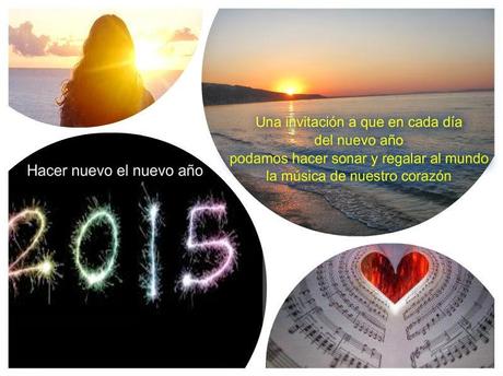 Hacer nuevo el nuevo año 2015.