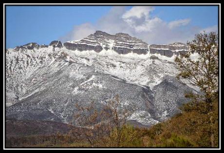 En Camasobres, la nieve