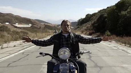 Escena final de la séptima temporada de Sons of Anarchy.