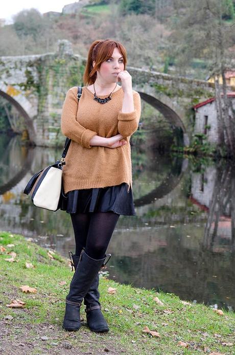 oversize-sweater Look casual chic