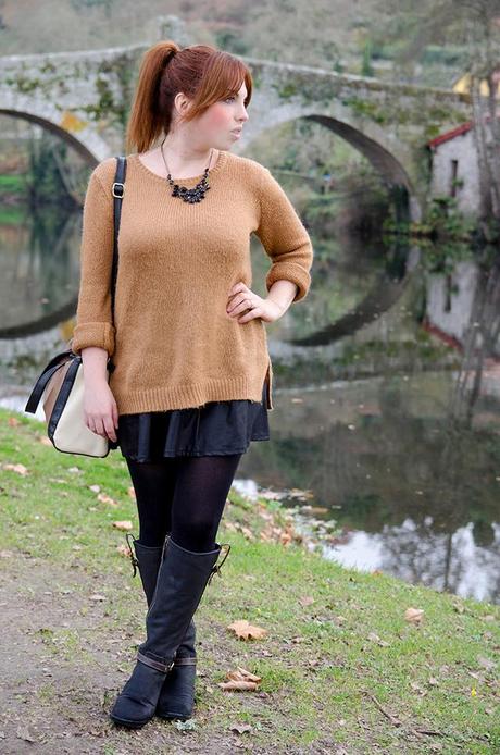 oversize-sweater Look casual chic
