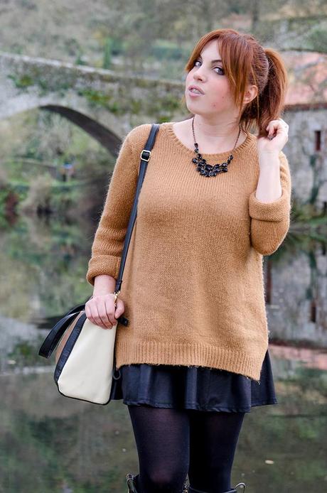 oversize-sweater Look casual chic
