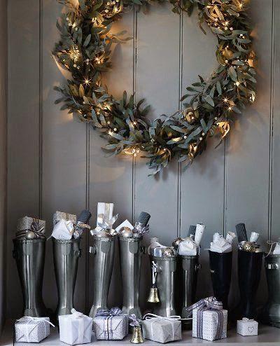 Una Navidad en gris... decoración Una Navidad en gris... decoración