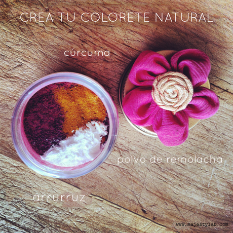 DIY Crea todos tus productos de maquillaje natural Colorete natural