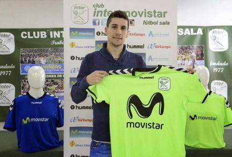 Inter Movistar presenta la ampliación de contrato del cierre internacional Carlos Ortiz hasta junio de 2017