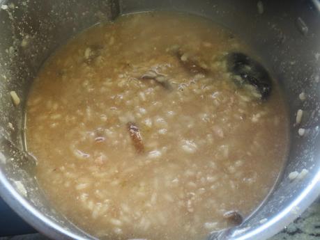 Risotto de setas y foie Risotto de setas y foie