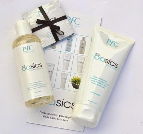 productos de cuidado facial y corporal nueva línea de productos The Basics
