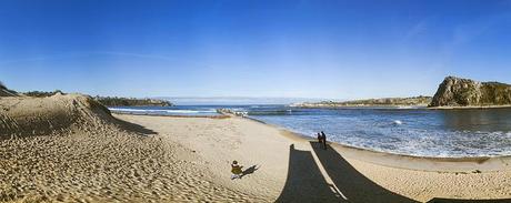 Panorámica playa de Suances