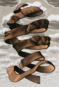 M. C. Escher - “Corteza” (Rind), 1955