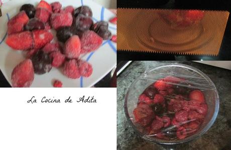 Tarta de mousse de mandarinas, con esferificación Tarta de mousse de mandarinas, con esferificación