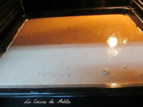 Tarta de mousse de mandarinas, con esferificación Tarta de mousse de mandarinas, con esferificación