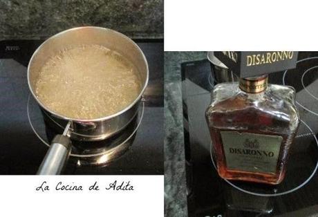 Tarta de mousse de mandarinas, con esferificación Tarta de mousse de mandarinas, con esferificación