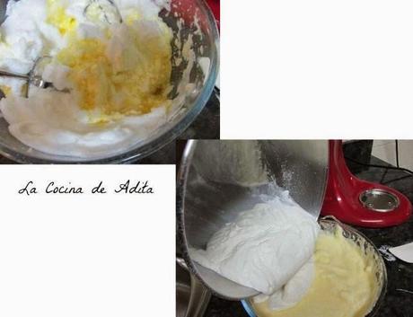 Tarta de mousse de mandarinas, con esferificación Tarta de mousse de mandarinas, con esferificación