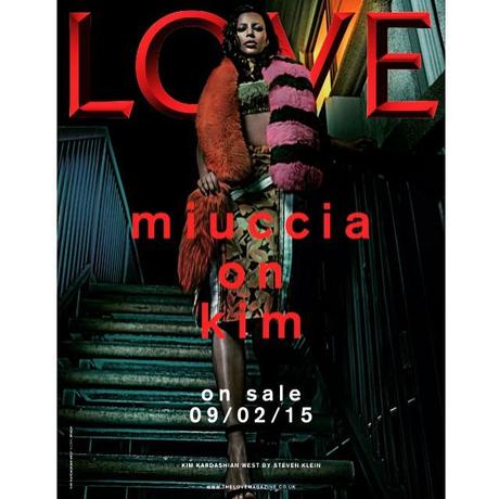 Kim Kardashian luce de Prada para un Teaser de Love Magazine