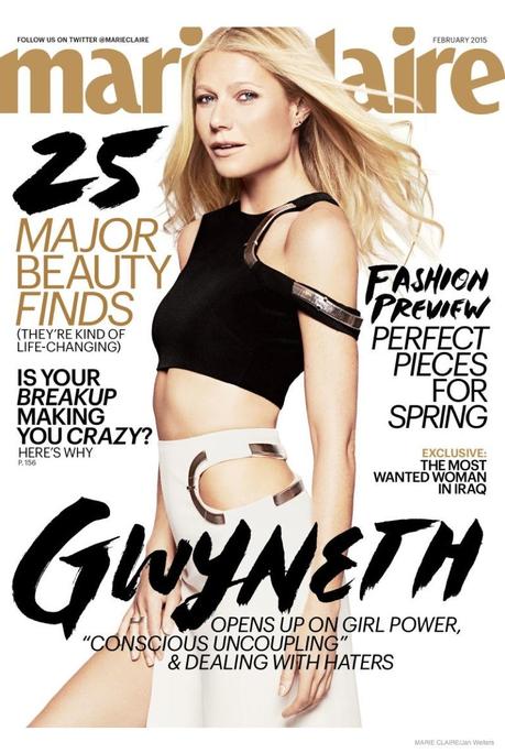 Gwyneth Paltrol portada de Marie Claire habla de su ruptura con Chris Martin