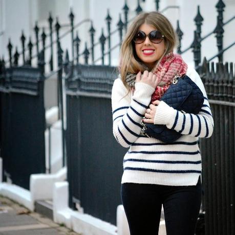 Burgundy fur coat