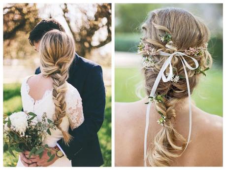 Trenzas para novias e invitadas