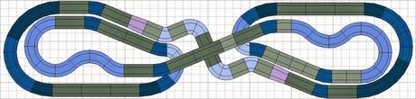 Nº 1326. Circuito simétrico con puente en 5 x 1,20 Nº 1326. Circuito simétrico con puente en 5 x 1,20