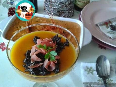 Bechamel de langostinos Bechamel de langostinos