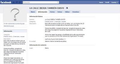 El abandono de la C/ Iberia llega a Facebook iberia abandonada