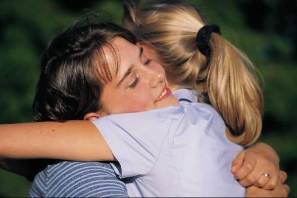El poder de un abrazo. El poder de un abrazo.