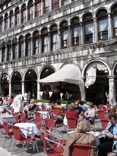 Café alemán en Venecia