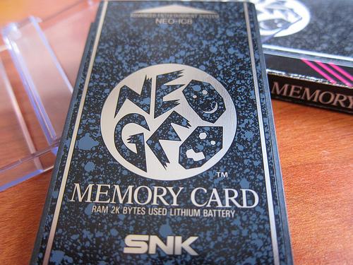 La evolución de las tarjetas de memoria en consolas Memory Card Neo Geo